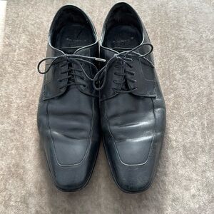 Boss by Hugo Boss dress shoes. Lace up. Color- black. Size 9